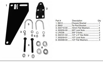 Picture of Roadmaster RBK6 Reflex Steering Stabilizer Mounting Kit; For Class A Chassis