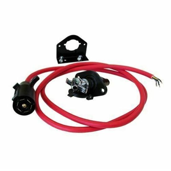 Picture of Roadmaster 98146-7 RV Trailer 7-Wire to 6-Wire Straight Cord Kit 6-1/2' Long