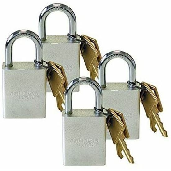 Picture of Roadmaster 308 Quick Disconnect Steel Padlocks Set of 4